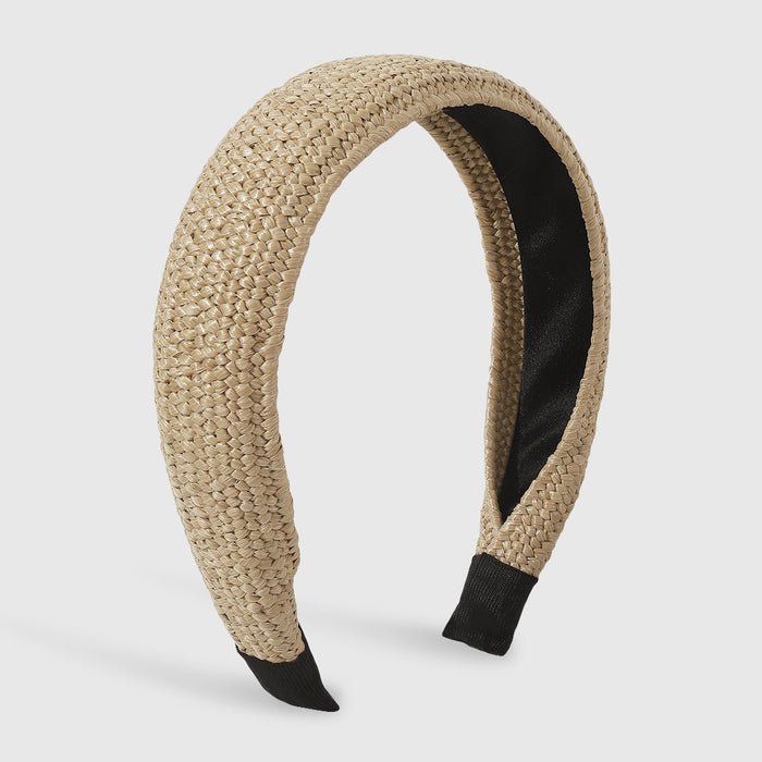 Wholesale Headband Raffia Woven Boho JDC-HD-QianDi008