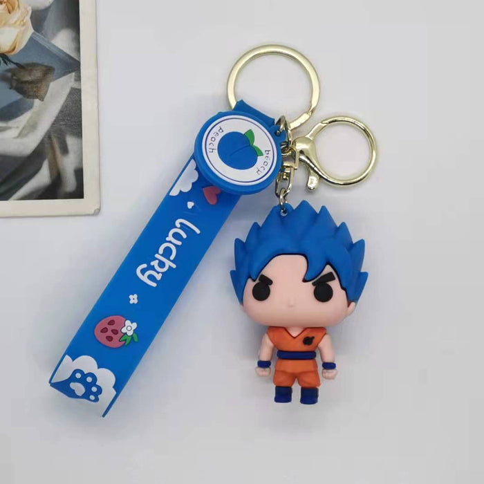 Wholesale Cartoon Soft Rubber Alloy Cute Keychain (M) MOQ≥2 JDC-KC-JuShu006