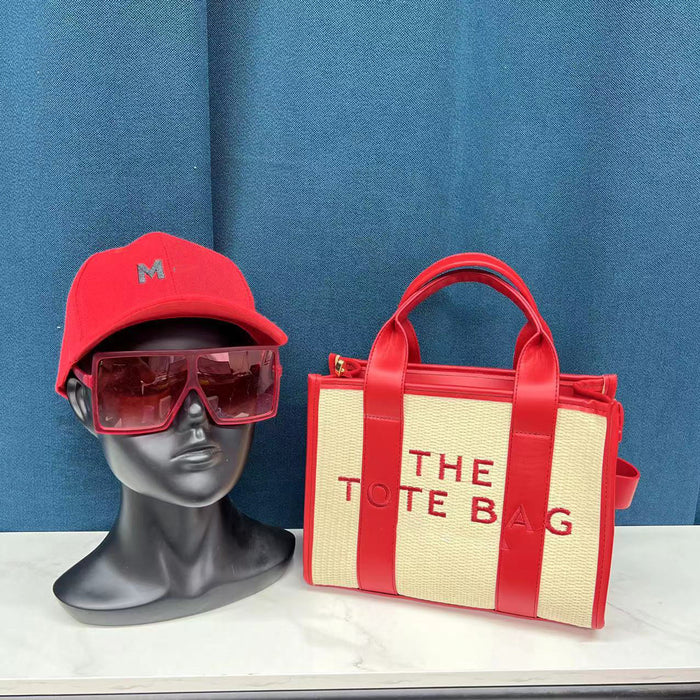 Wholesale Sunglasses Hat Straw Tote Bag Messenger Bag (F) Set JDC-HB-YLuo004