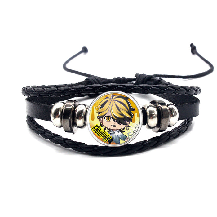 Pulsera de pulsera ajustable de caricatura al por mayor MOQ≥2 (M) JDC-BT-Yany007