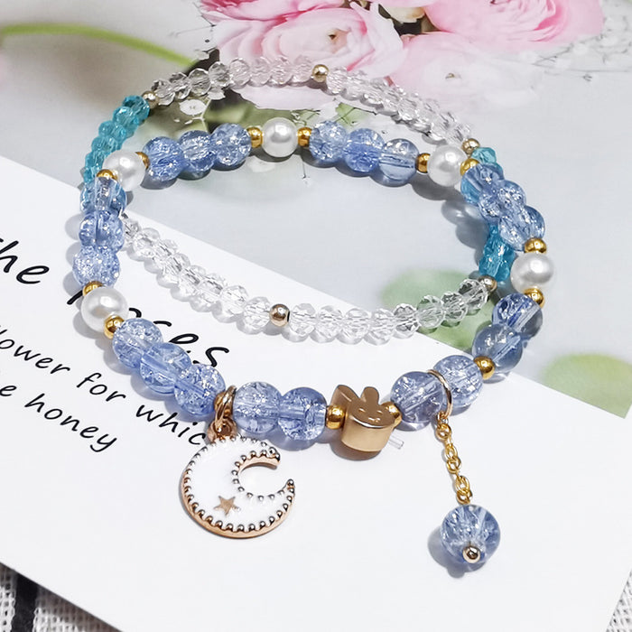 Wholesale summer fresh glass popping crystal bracelet JDC-BT-LiM010