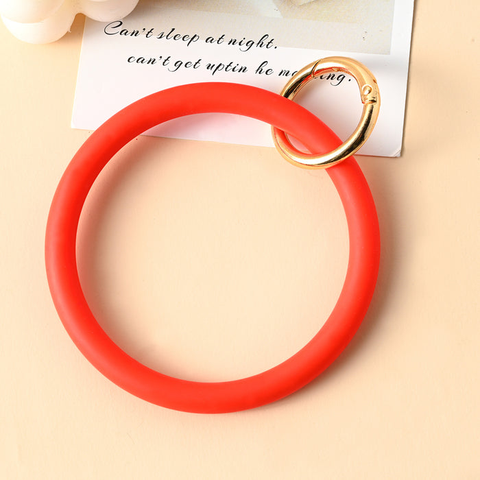 Wholesale Silicone Wristlet Keychain JDC-KC-HYi006