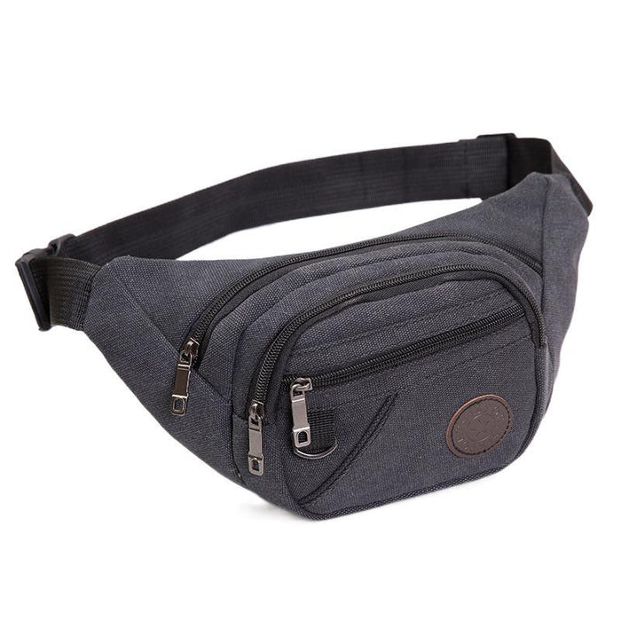 Wholesale canvas large capacity fanny pack JDC-SD-Hedao003