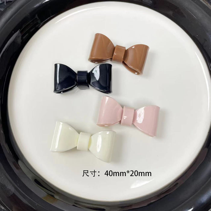 Wholesale Bow Acetate Hair Accessories DIY Material JDC-DIY-WanQ001