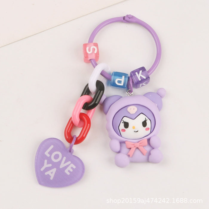 Wholesale Key Chain Acrylic Cute Cartoon Doll Love Pendant MOQ≥2 (S) JDC-KC-YiHan029