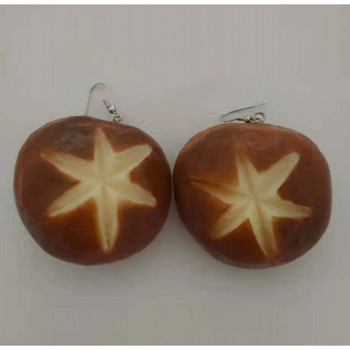 Wholesale Plastic Exaggerated Simulation Food Earrings MOQ≥2 JDC-ES-lingg010