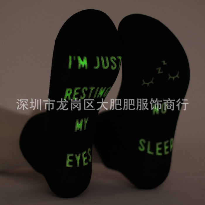 Wholesale socks cotton luminous JDC-SK-DFF010