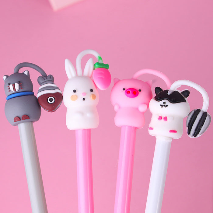 Wholesale Ballpoint Pen Plastic Cute Shake Cartoon MOQ≥2 JDC-BP-QHJ002