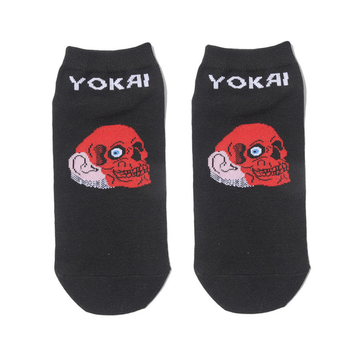 Wholesale socks fabric cartoon medium tube cute character (M) JDC-SK-HuiHe002