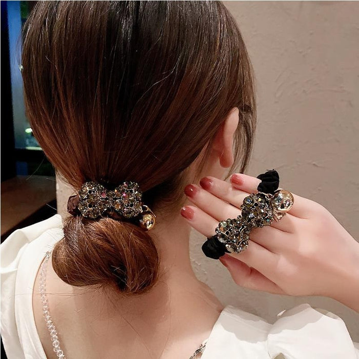 Jewelry WholesaleWholesale vintage bow large bow hair loop JDC-HS-DouY004 Hair Scrunchies 豆毓 %variant_option1% %variant_option2% %variant_option3%  Factory Price JoyasDeChina Joyas De China