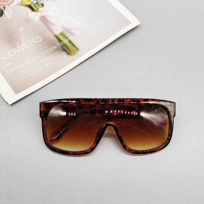 Wholesale Large Frame Sunglasses Personality Siamese Comfortable MOQ≥2 JDC-SG-BoH005