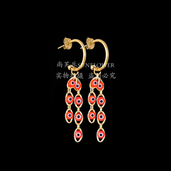 Jewelry WholesaleWholesale personalized versatile 14K Gold Vintage Earrings JDC-ES-RXSFL011 Earrings 尚芙乐 %variant_option1% %variant_option2% %variant_option3%  Factory Price JoyasDeChina Joyas De China