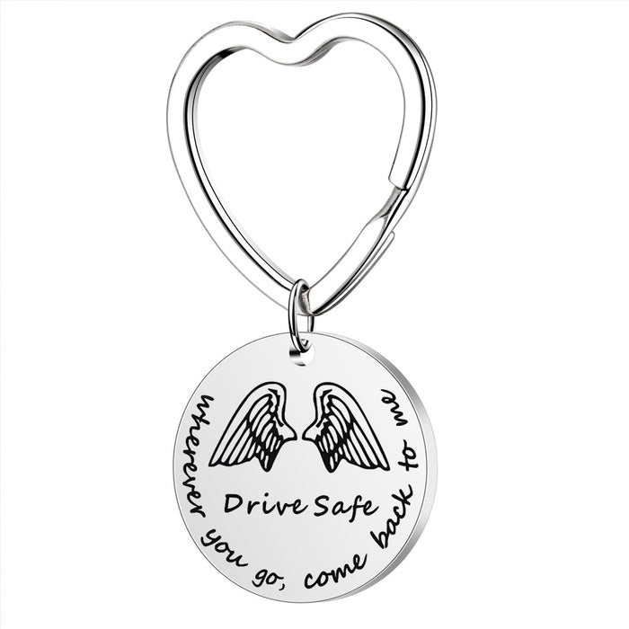 Wholesale Stainless Steel Jewelry Keychain JDC-KC-ShangQ013