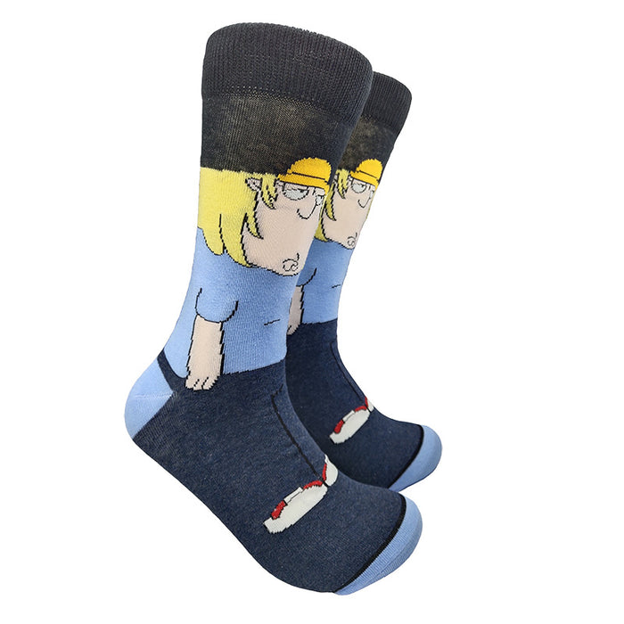 Wholesale Sock Cotton Cartoon Pattern Anime Sweat Absorb (M) MOQ≥3 JDC-SK-SuY002