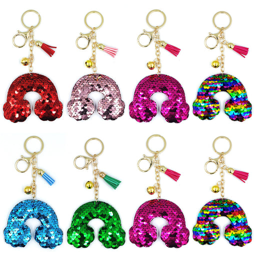 Jewelry WholesaleWholesale reflective bright patch rainbow keychain MOQ≥2 JDC-KC-QiShi022 Keychains 奇释 %variant_option1% %variant_option2% %variant_option3%  Factory Price JoyasDeChina Joyas De China