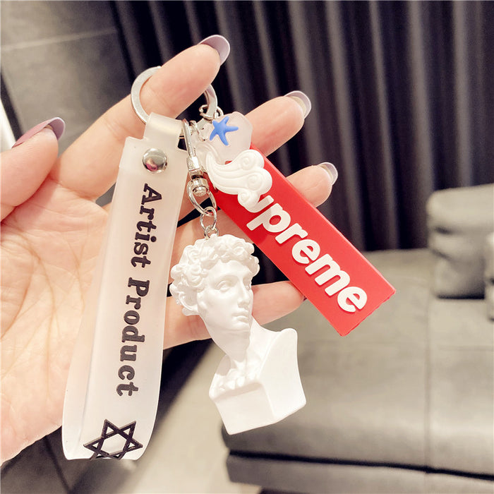 Wholesale Exquisite Sculpture Resin Keychain JDC-KC-YCYK001