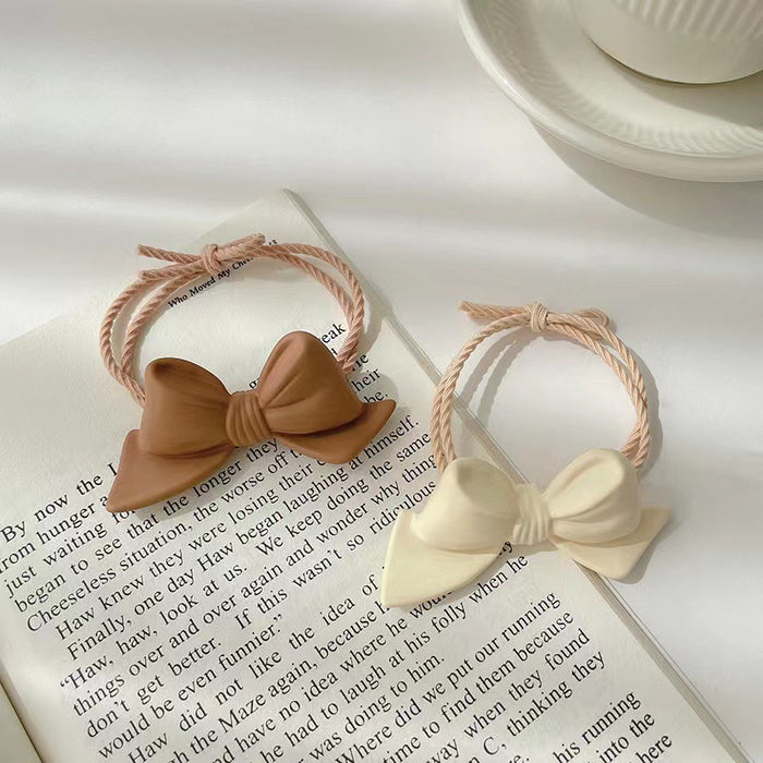 Jewelry WholesaleWholesale Bow Resin Plastic Hair Scrunchies JDC-HS-QiuC003 Hair Scrunchies 秋澈 %variant_option1% %variant_option2% %variant_option3%  Factory Price JoyasDeChina Joyas De China