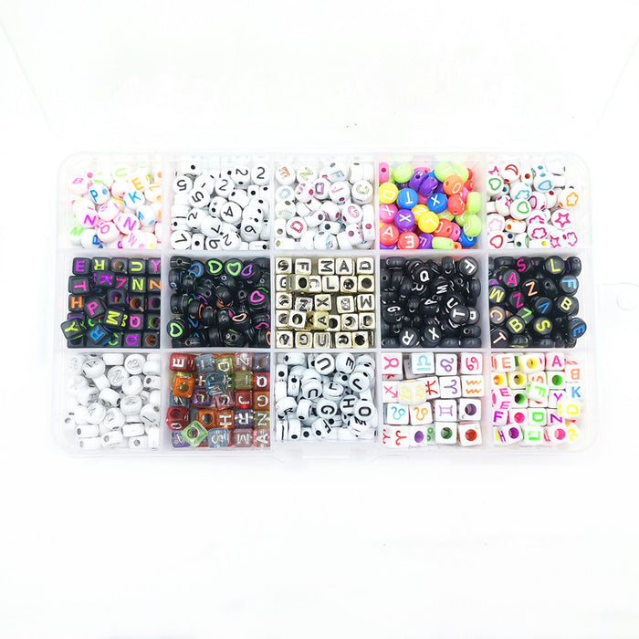 Wholesale Acrylic Beads DIY Beaded Beads For Bracelets MOQ≥5 JDC-DIY-BiN003