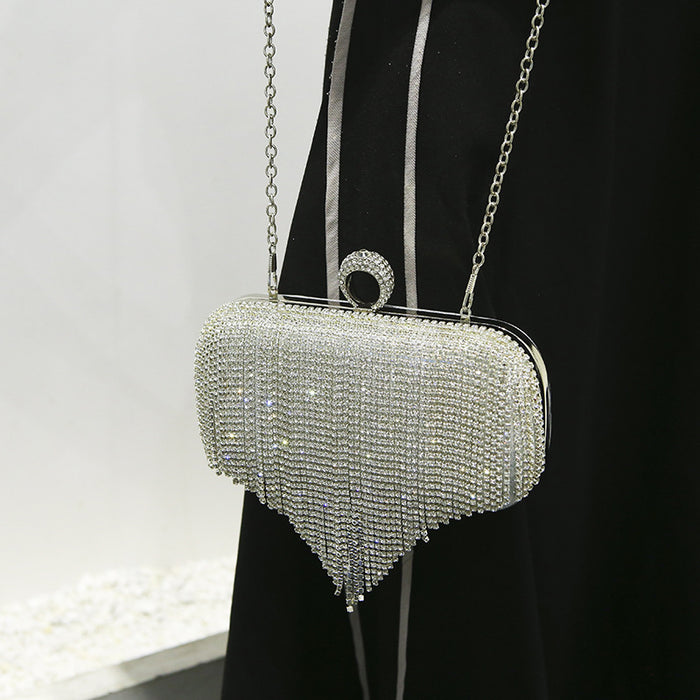 Wholesale Evening Bag Tassel Clutch Diamond Clutch JDC-HB-WangC001