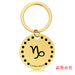 Jewelry WholesaleWholesale Zodiac Sign Gold Stainless Steel Lettered Metal Keychain JDC-KC-GangGu021 Keychains 钢古 %variant_option1% %variant_option2% %variant_option3%  Factory Price JoyasDeChina Joyas De China