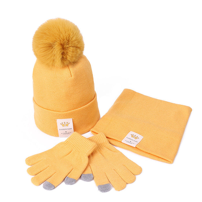 Wholesale HhmqViviiyNSAyin6WueWt7OIAiJkAM5rjpjsats Scarves Gloves Three-piece Cotton Acrylic Thickening Warm Children JDC-SF-Kaip013