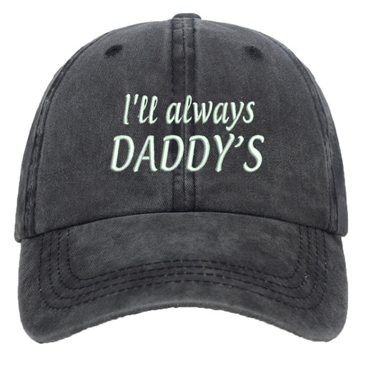 Jewelry WholesaleWholesale Washed Cotton Embroidered Daddy Letters Baseball Cap Father's Day Gift MOQ≥2 JDC-FT-QiuXi001 Fashionhat 秋兮 %variant_option1% %variant_option2% %variant_option3%  Factory Price JoyasDeChina Joyas De China