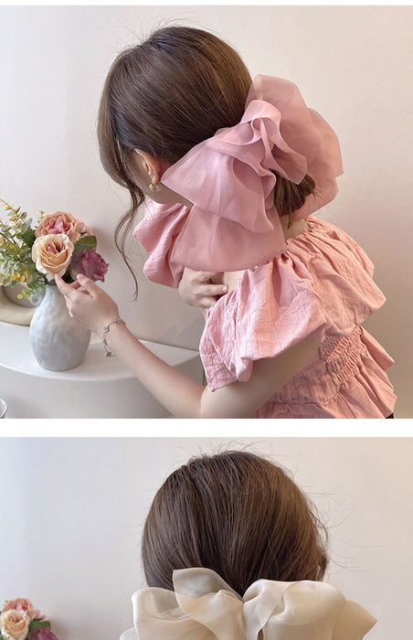 Wholesale Hair Clips Chiffon Multilayer Bow JDC-HC-HX011