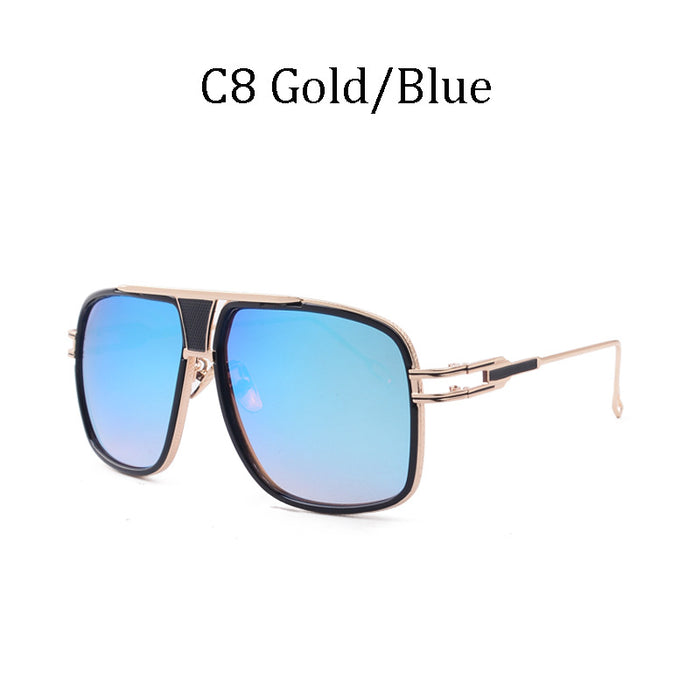 Wholesale Sunglasses Acrylic Lens Metal Frame Men (F) JDC-SG-JingL007