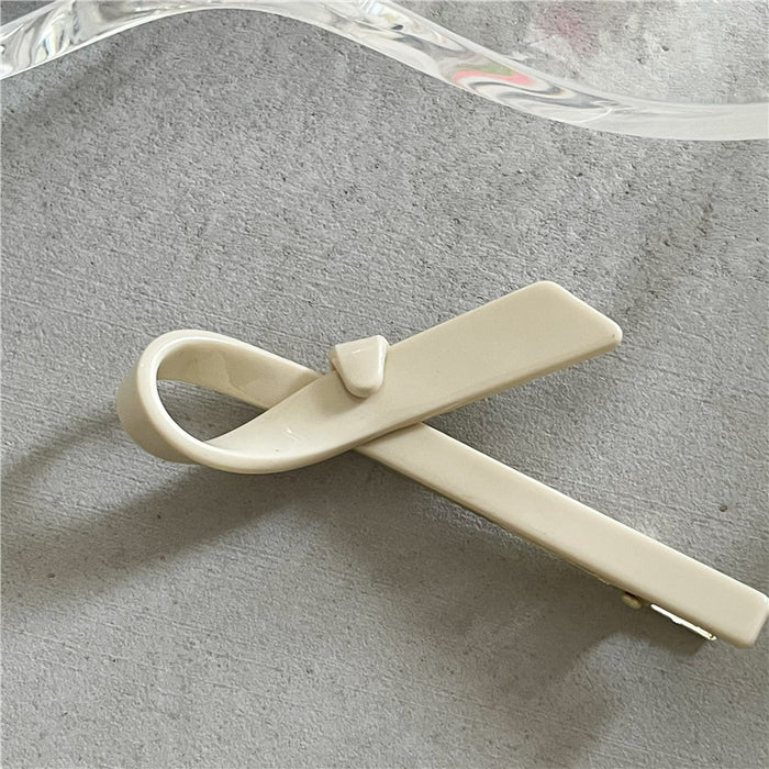 Wholesale Hair Clips Acrylic Design Sense Cross Bow JDC-HC-JingX004