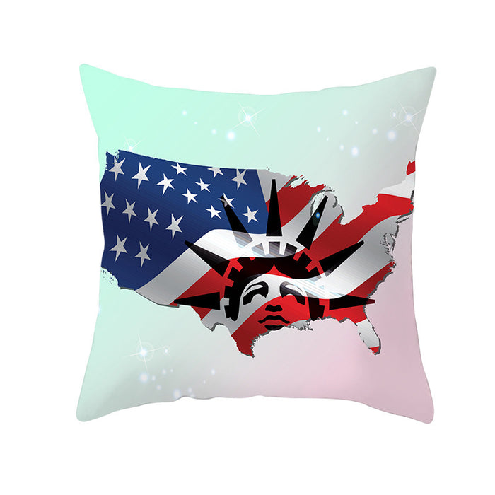 Wholesale 4th of July Independence Day Printed Pillowcase MOQ≥2 JDC-PW-Jinze002