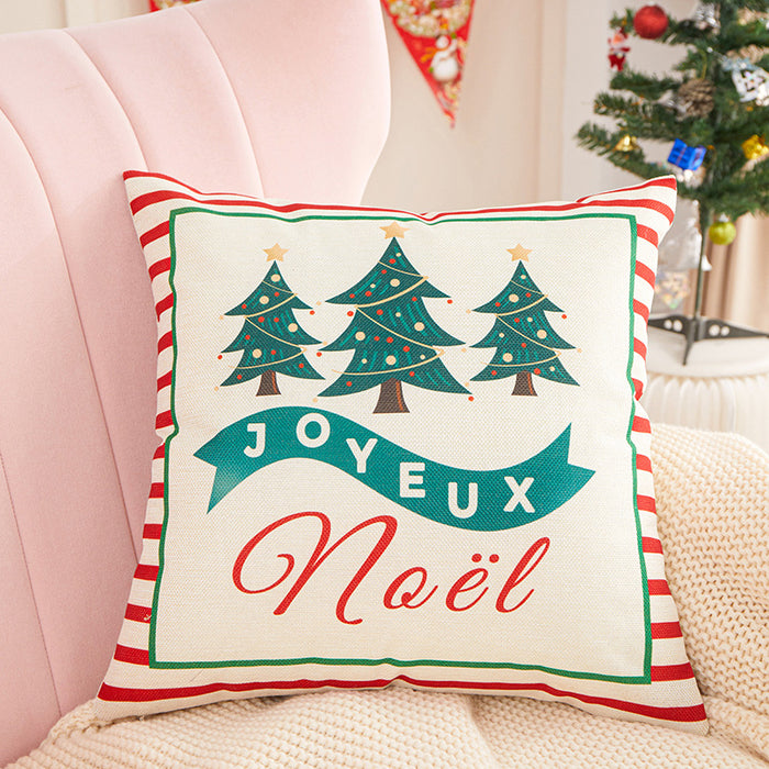 Wholesale Pillowcase Polyester Printed Christmas Tree JDC-PW-RRL005