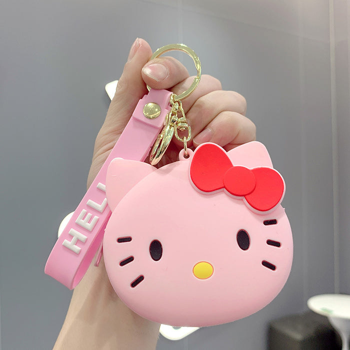 Wholesale Cartoon Silicone Coin Purse Keychain (M) JDC-KC-JCai010