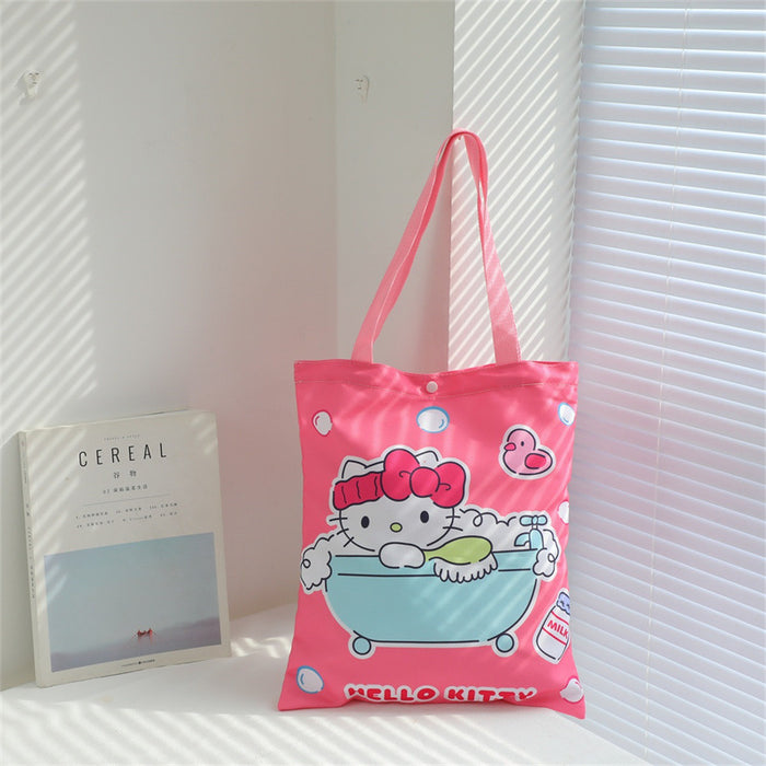 Wholesale Storage Bag Canvas Cartoon Shopping Bag MQO≥2 JDC-SB-QLY002