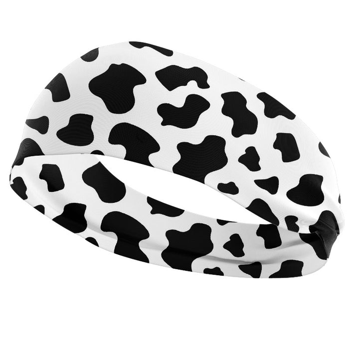 Wholesale Headband Polyester Spandex Athletic High Stretch Cow JDC-HD-KuS004