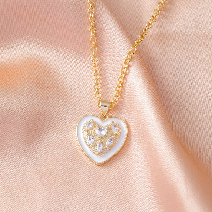 Wholesale love pendant necklace JDC-NE-WB013