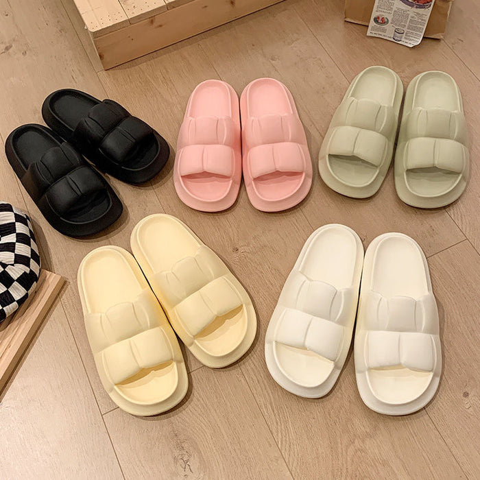 Wholesale slippers stepping on shit feeling ins soft bottom non-slip JDC-SD-YFN002