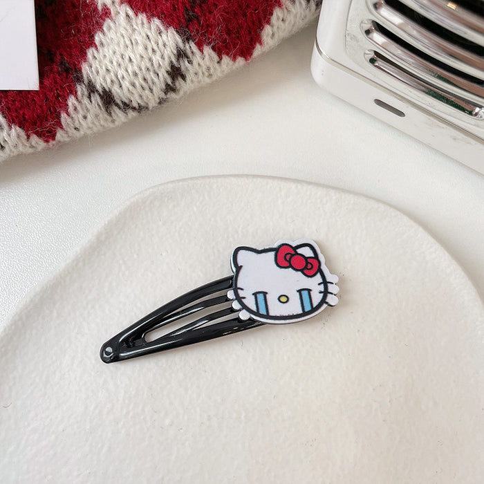 Jewelry WholesaleWholesale cat vintage black-rimmed hairpin JDC-HC-BL001 Hair Clips 冰澜 %variant_option1% %variant_option2% %variant_option3%  Factory Price JoyasDeChina Joyas De China