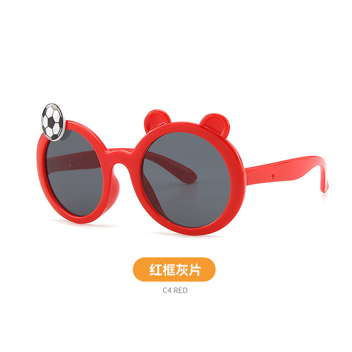 Jewelry WholesaleWholesale children's anti ultraviolet football Sunglasses JDC-SG-KaiX009 Sunglasses 凯祥 %variant_option1% %variant_option2% %variant_option3%  Factory Price JoyasDeChina Joyas De China