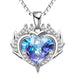 Jewelry WholesaleWholesale Heart Of The Ocean Heart Crystal Necklace MOQ≥2 JDC-NE-Zhuisen001 Necklaces 追森 %variant_option1% %variant_option2% %variant_option3%  Factory Price JoyasDeChina Joyas De China