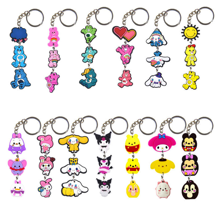 Wholesale Keychains PVC Cute Cartoon Anime(S) MOQ≥10 JDC-KC-BZYH006