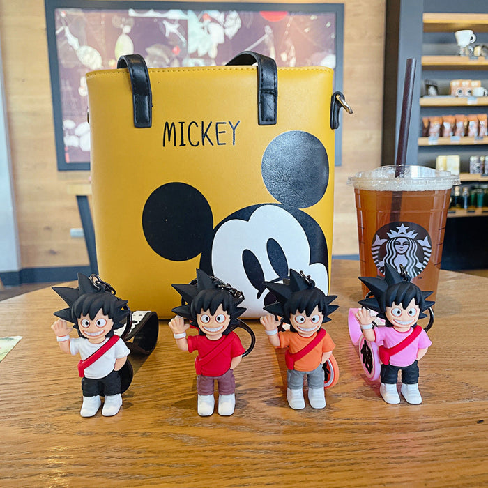 Wholesale Keychains For Backpacks creative key chain cartoon silicone car key chain pendant JDC-KC-JG235