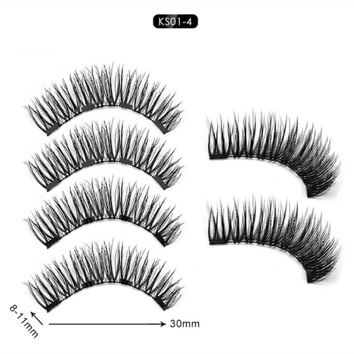 Wholesale eyelashes man-made fiber magnetic false eyelashes MOQ≥3 JDC-EY-YSM001