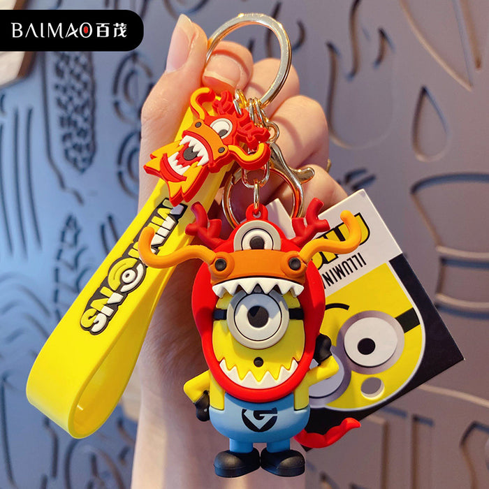 Wholesale Minions Zodiac Keychain Creative Exquisite and Cute JDC-KC-BaiM040