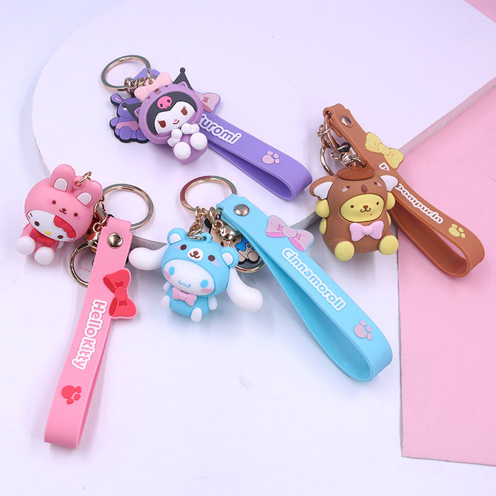 Wholesale cartoon doll key chain cute car key pendant JDC-KC-LEn003