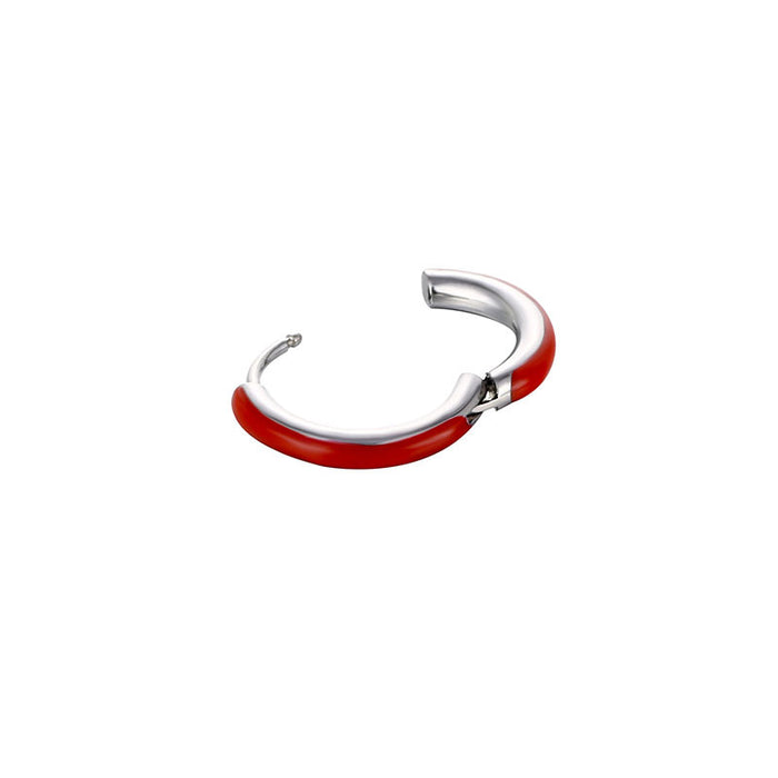 Wholesale Stainless Steel Enamel Ear Hoop Ear Clips JDC-ES-Qiany013