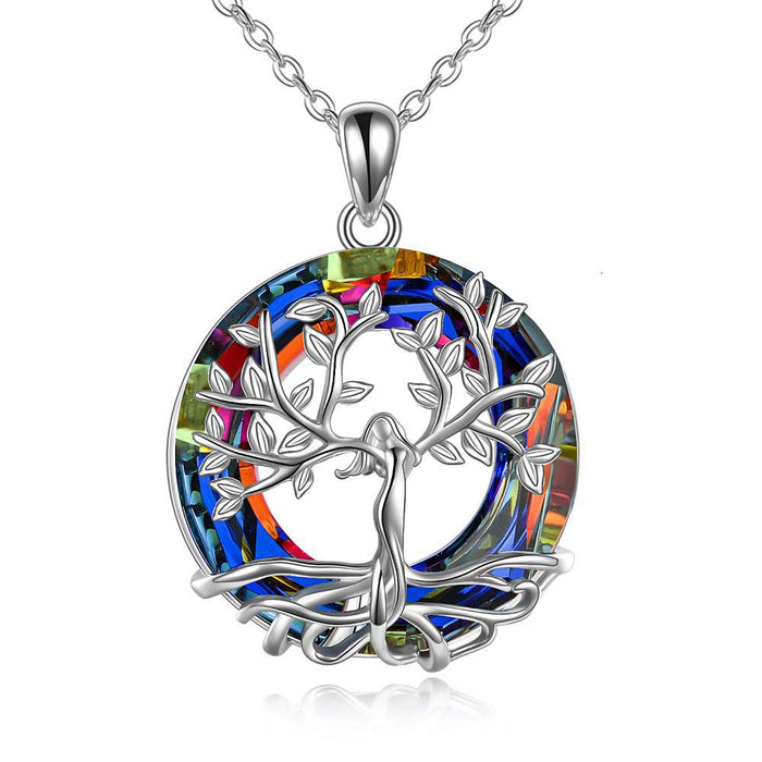 Wholesale Tree Of Life Crystal Alloy Necklace JDC-NE-LongR001