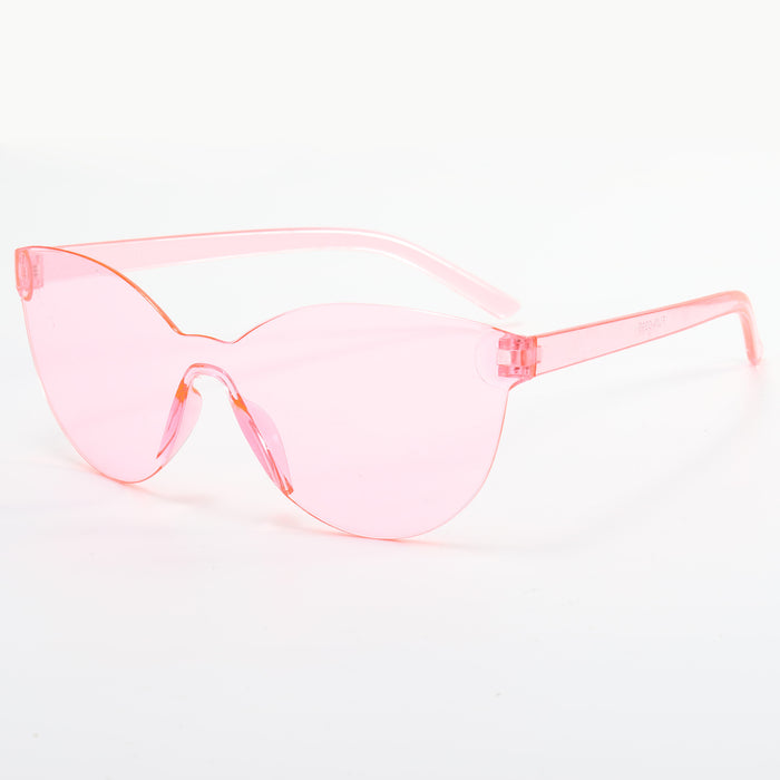 Wholesale Frameless Candy Color PC Lens Ladies Sunglasses JDC-SG-YuH006