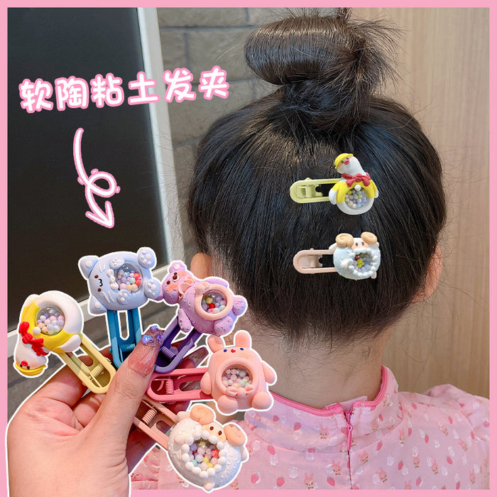 Wholesale handmade clay hairpin broken hair finishing hairpin JDC-HC-Peini002