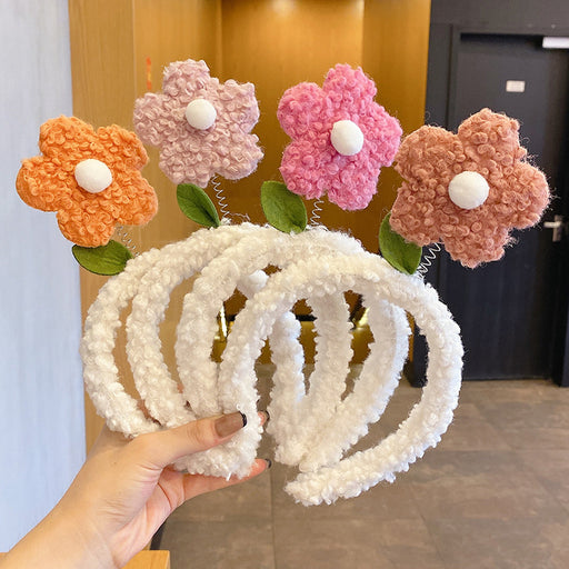 Jewelry WholesaleWholesale face wash with pressed hairband cute hairband plush non-slip MOQ≥2 JDC-HD-YuYue004 Headband 妤悦 %variant_option1% %variant_option2% %variant_option3%  Factory Price JoyasDeChina Joyas De China