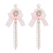 Jewelry WholesaleWholesale pink pearl tassel earrings JDC-ES-JL928 Earrings 氿乐 %variant_option1% %variant_option2% %variant_option3%  Factory Price JoyasDeChina Joyas De China